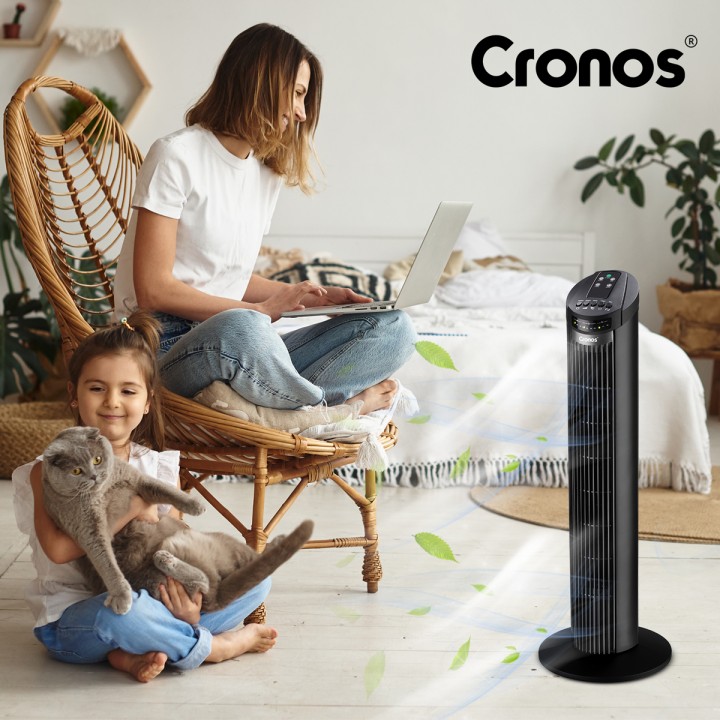 Kolumnowy wentylator podłogowy Cronos BGTF-2901R