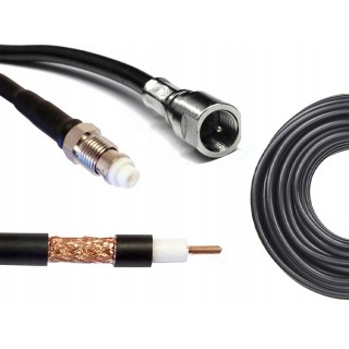 Kabel konnectorowy SRF240 dł. 5m FME-męski/FME-żeński