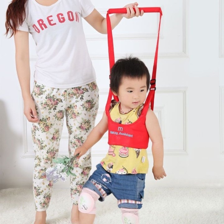 Szelki do nauki chodzenia dla dzieciróżowe Walking Assistant