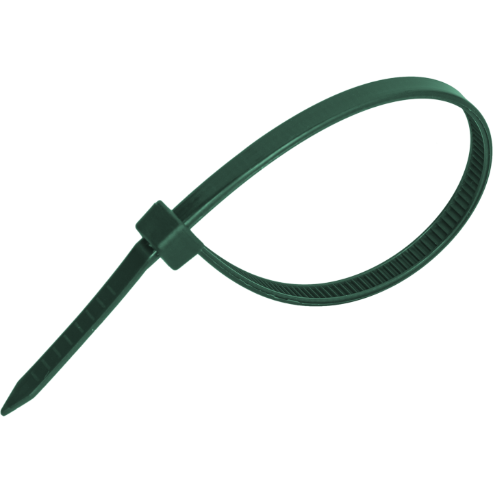 Zielone Opaski zaciskowe Heckermann 2,5x150mm 100szt