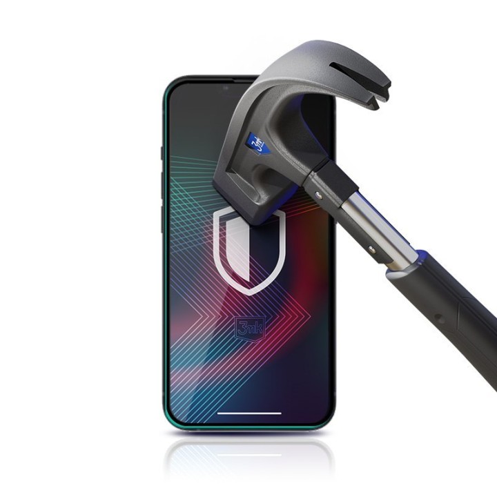 3mk HardGlass Max Lite - Szkło hartowane do iPhone 14 / 13 Pro - Czarny