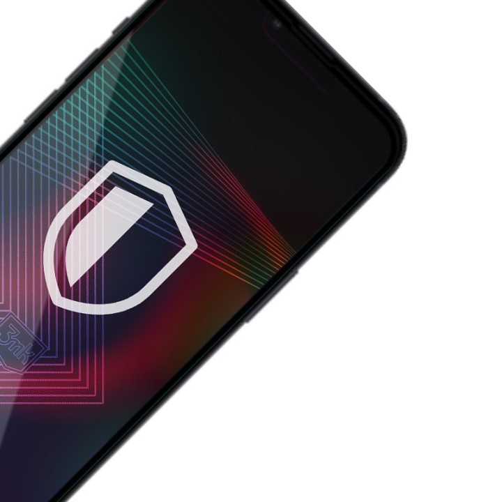 3mk HardGlass Max Lite - Szkło hartowane do iPhone 14 / 13 Pro - Czarny