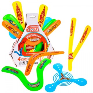 Zestaw Bumerangów 4w1 dla Dzieci 3+ - Zabawka Sportowa rekreacyjna