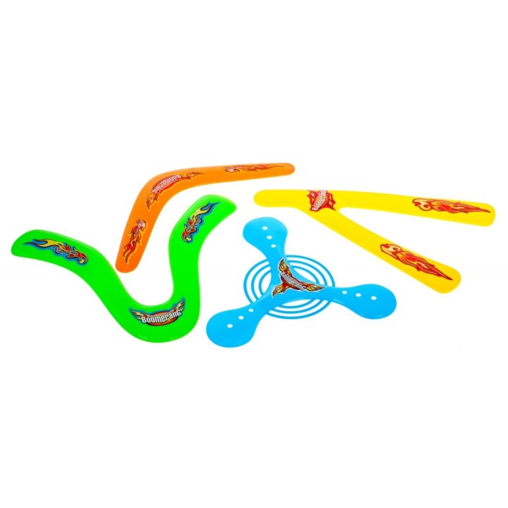 Zestaw Bumerangów 4w1 dla Dzieci 3+ - Zabawka Sportowa rekreacyjna