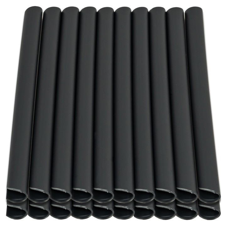 Komplet Klamr do Taśmy Ogrodzeniowej 19cm Szary (20szt.)