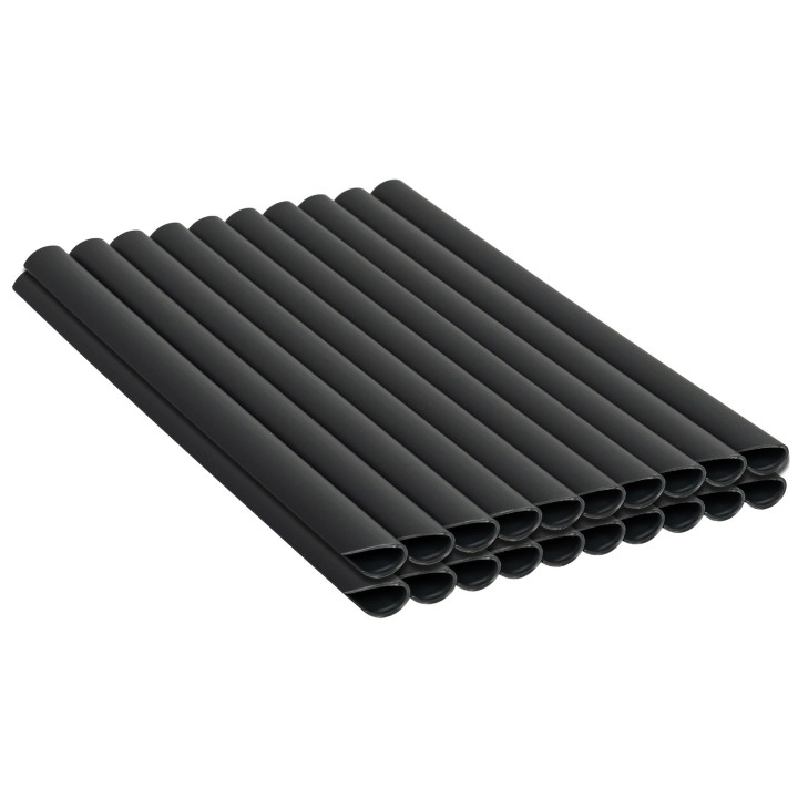 Komplet Klamr do Taśmy Ogrodzeniowej 19cm Szary (20szt.)