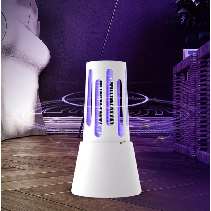 Lampa owadobójcza UV Heckermann 501 w kolorze białym